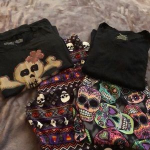 2 tops and 2 leggings